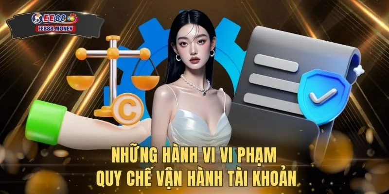 Điều khoản điều kiện EE88 3 Những hành vi vi phạm quy chế vận hành tài khoản